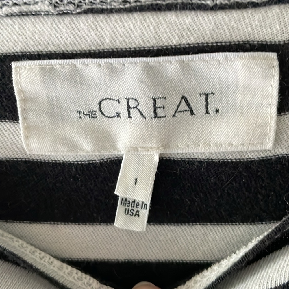 The Great Striped Long Sleeve Tee Size Small - Picture 5 of 7